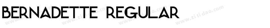 Bernadette Regular字体转换